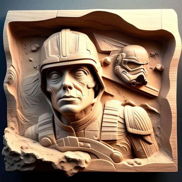 3D модель Игра Звездные войны Battlefront 2 (STL)